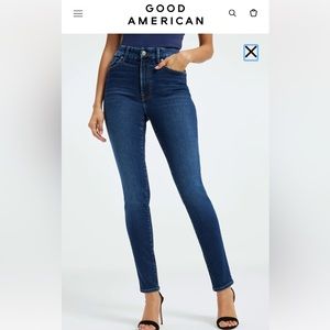 Size 14-18 Good American Always Fits Skinny Jeans
